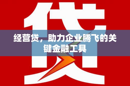秭归经营贷，助力企业腾飞的关键金融工具