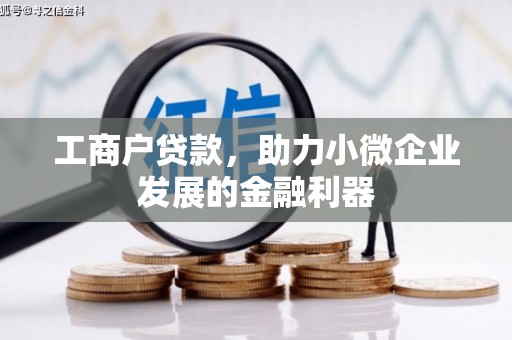 红寺堡工商户贷款，助力小微企业发展的金融利器