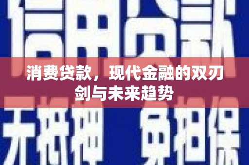 蔡甸消费贷款，现代金融的双刃剑与未来趋势