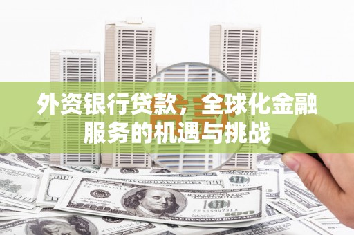 团风外资银行贷款，全球化金融服务的机遇与挑战
