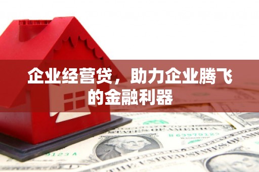 霍城企业经营贷，助力企业腾飞的金融利器