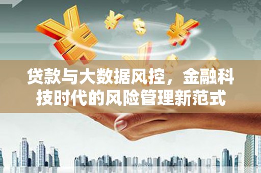 蒙阴贷款与大数据风控，金融科技时代的风险管理新范式