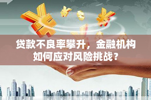 戚墅堰贷款不良率攀升，金融机构如何应对风险挑战？