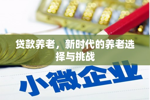 竹塘贷款养老，新时代的养老选择与挑战