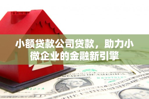 燕郊小额贷款公司贷款，助力小微企业的金融新引擎