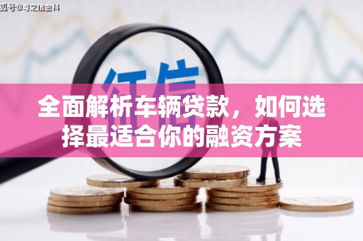 大观全面解析车辆贷款，如何选择最适合你的融资方案