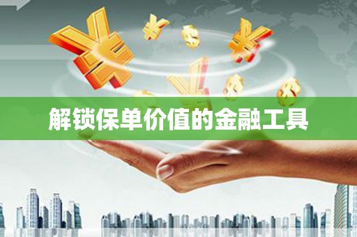 郊区解锁保单价值的金融工具