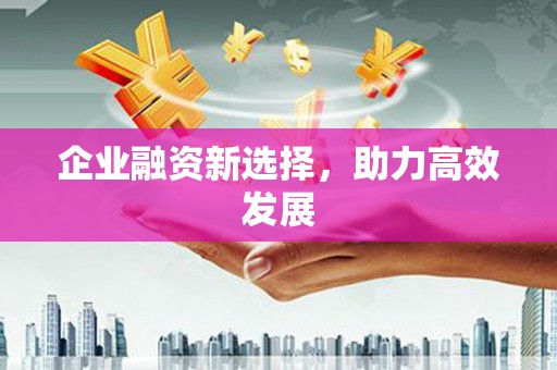 万里企业融资新选择，助力高效发展